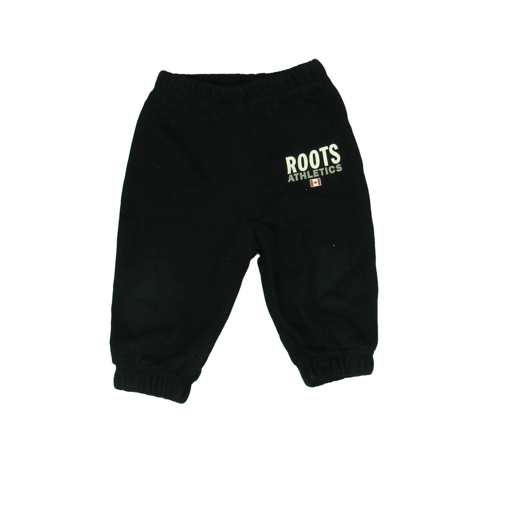 Roots Kids Boys Black Casual Pants size: 6-12 Months
